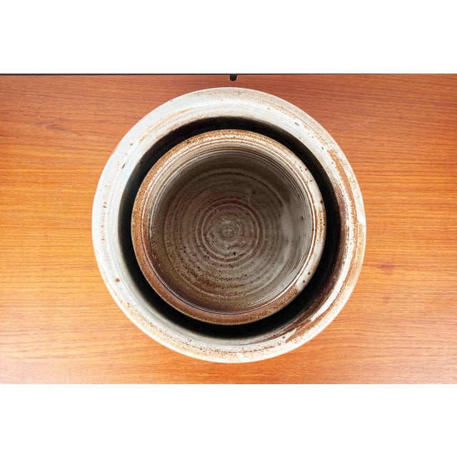 Vintage Danish Studio Pottery Planters from Aase & Leif Vange Keramik, 1988, Set of 2 For Sale - Image 18 of 18