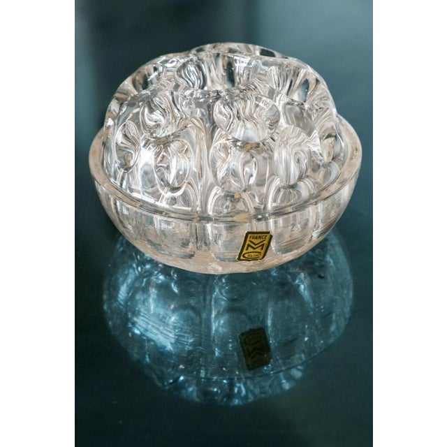 Mid-Century French Crystal Pique Fleur Vases from VMC, Set of 2, in Very Good conditions. Designed 1960 to 1969 This piece...