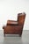 Vintage Wing Chair in Sheepskin Leather For Sale - Image 5 of 15