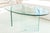 1970s Vintage Minimalist Glass Coffee Table For Sale - Image 5 of 8