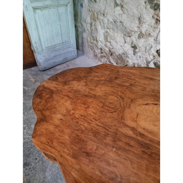 Antique French Walnut Violin Table / Centre Table with Drawer, C. 18801900, 1890s For Sale - Image 6 of 18