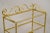 Hollywood Regency Mid 20th Century Italian Hollywood Regency Gold Gilt Iron 3 Tier Shelf Small Display Stand For Sale - Image 3 of 11