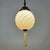 Art Deco Opaline Glass and Burnished Brass Pendants, Germany 1930s, Set of 2 For Sale - Image 12 of 17