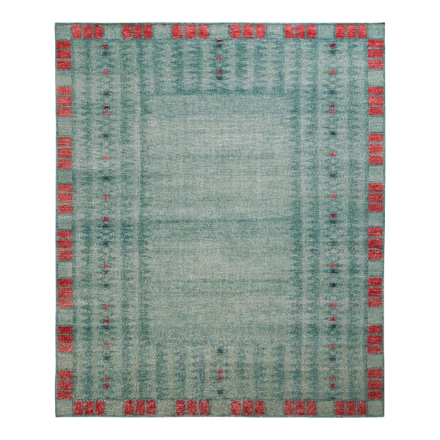 Rug & Kilim’s Delta Rug in Marine Blue, 10x14 For Sale