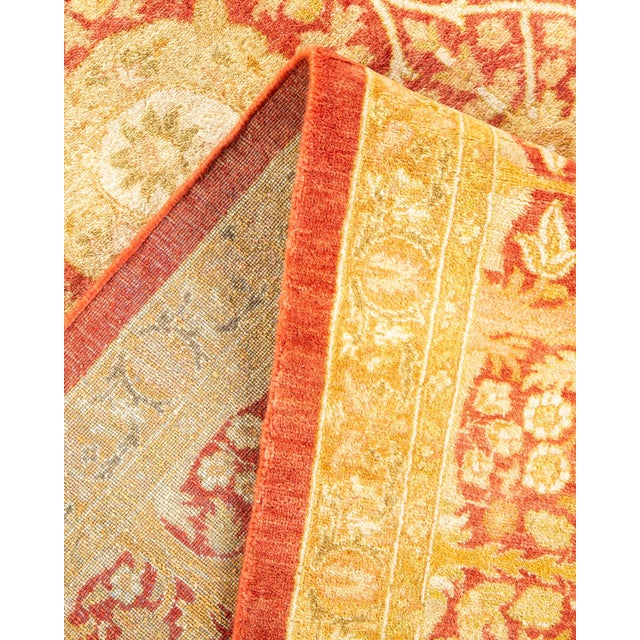 Mogul, One-of-a-Kind Hand-Knotted Area Rug in Orange, 6' 3" x 9' 6" For Sale In New York - Image 6 of 8