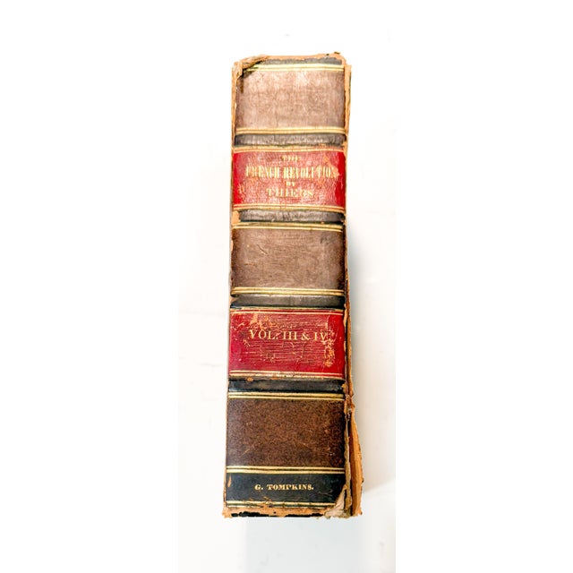 Set of Vintage French Revolution Books. Volume 1-4 For Sale - Image 4 of 8