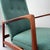 Set of Mid-Century Model 829 High-Back Lounge Chair and Ottoman in Teak and Green Upholstery by Gio Ponti for Cassina, Italy, 1960s For Sale - Image 15 of 18