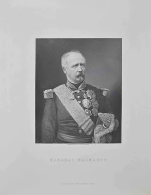 William Holl, Portrait of Marshal Macmahon, Lithograph, 1872
