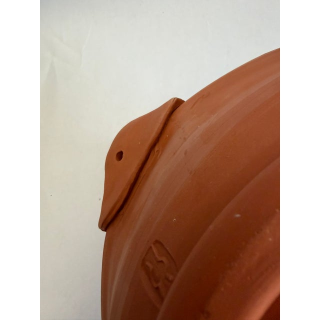 Brick Red Cat Design Casserole Dish by Functional Potter Clary Illian For Sale - Image 8 of 10