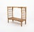 Brown Mid-Century Rattan and Bamboo Console Table, Italy, 1970s For Sale - Image 8 of 17