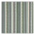 Sample - Schumacher Zuni Stripe Fabric in Aqua For Sale