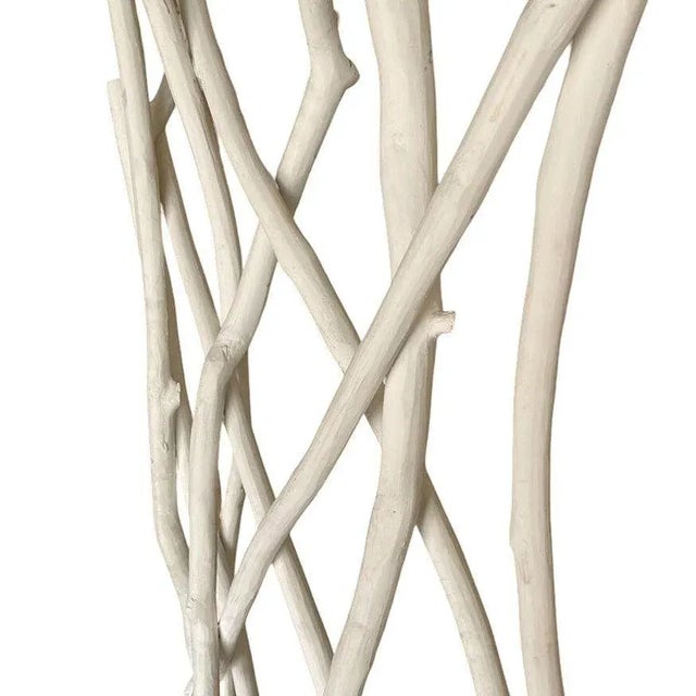 1970s 1970s White Modernist Driftwood Floor Sculpture Room Divider For Sale - Image 5 of 7