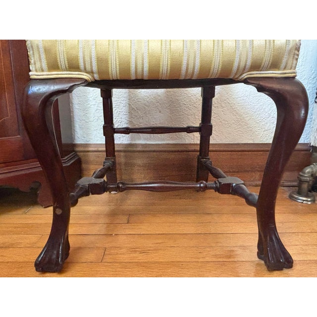 Mid 20th Century Colonial Williamsburg Chippendale Mahogany Side Chair For Sale - Image 6 of 11