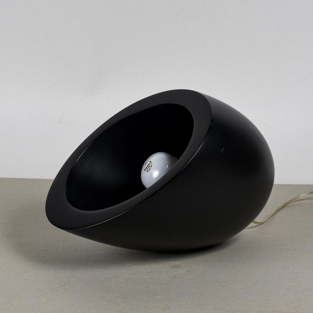 Mid-Century Modern Table Lamp in Black For Sale - Image 9 of 9