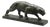 Albert Wille, Art Deco Patinated Big Cat, 1920s-1940s, Bronze For Sale