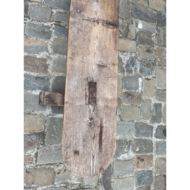 Farm Tan Oak Bench For Sale - Image 3 of 10