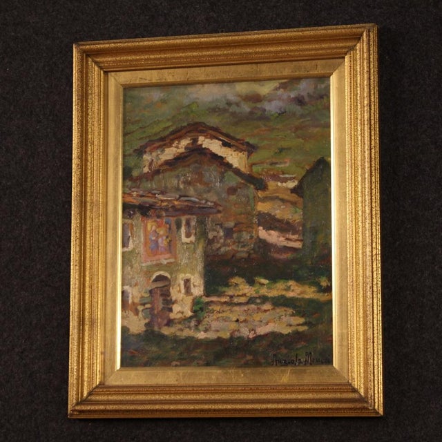 Italian Artist, Countryside Landscape, 1960, Oil on Board, Framed For Sale - Image 8 of 17