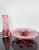 Mid-Century Modern Large Pink Art Glass Vase and Bowl Set from Novy Bor Glassworks, 1960s, Set of 2 For Sale - Image 3 of 7