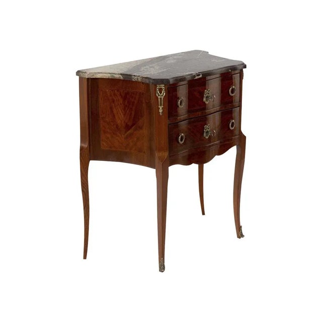Louis XV Style Nightstand For Sale - Image 5 of 5
