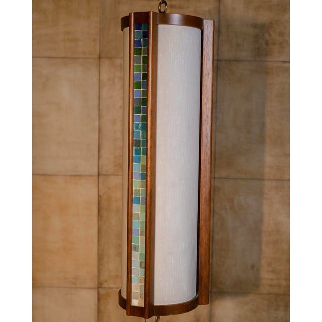 John Keal 1960s John Keal Chain Pole Lamp For Sale - Image 4 of 11