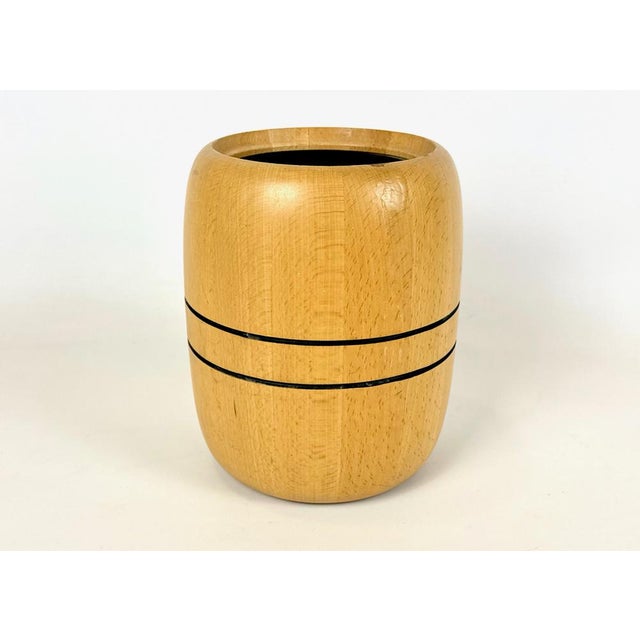 Vintage Wooden Ice Bucket by Richard Nissen for Bodum, Denmark, 1980s For Sale - Image 6 of 10