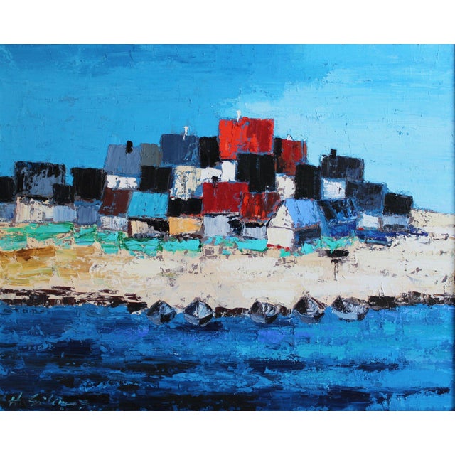 1980s Herbets Ernests Silinsh, Kaltene, 1986, Oil on Canvas For Sale - Image 5 of 7