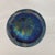 Antique Iridescent Art Glass Vase Victorian Portrait Oil Slick Finish 13.5in For Sale - Image 9 of 10