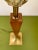 Laurel Lamp Company Mid-Century Laurel Co. Teak Brass Tulip Table Lamp For Sale - Image 4 of 6