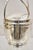 Vintage Wallace Mid Century Modern Silver Plated Glass Lined Hinged Ice Bucket For Sale - Image 10 of 11