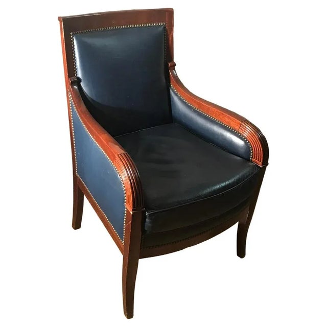 French Restoration Armchair, 1880s For Sale - Image 6 of 6