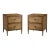 Pair of Rustic Light Oak Nightstands For Sale - Image 9 of 9