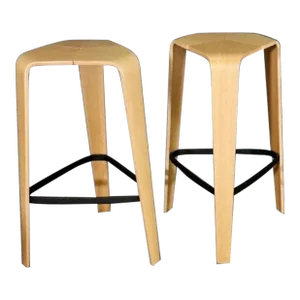 Pair of "Tre" Bar Stools by Davis Furniture