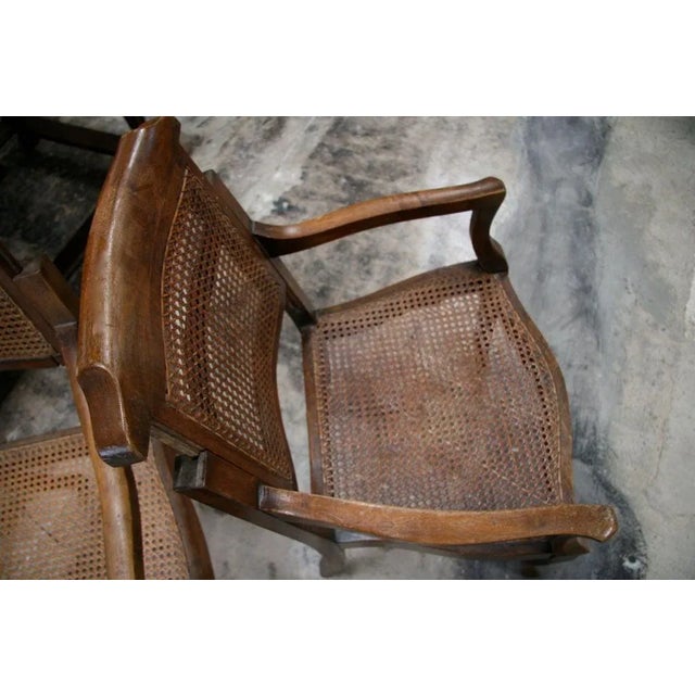 Antiques Walnut Barber Chairs - a Pair For Sale In Los Angeles - Image 6 of 10
