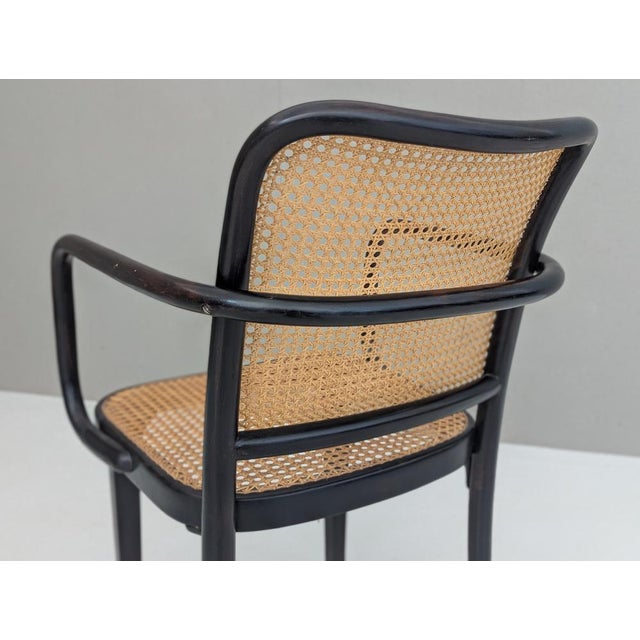 Brown A 811/F Armchair by Josef Hoffmann for Thonet, 1930s For Sale - Image 8 of 18