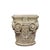 A large, hand carved Vincenza limestone Corinthian capital.