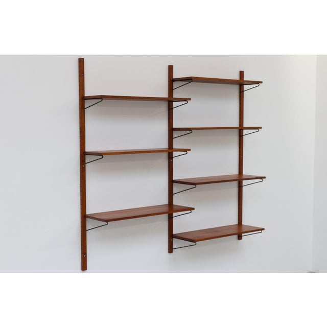 Vintage Danish Wall Mounted Teak Shelving System, 1960s For Sale - Image 17 of 17