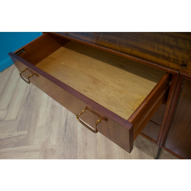 Shelving Unit Desk in Teak and Walnut from Vanson, 1950s For Sale - Image 9 of 13