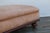 Oversized Vintage Ralph Lauren Tan Leather & Wood Ottoman With Bun Feet For Sale - Image 9 of 18