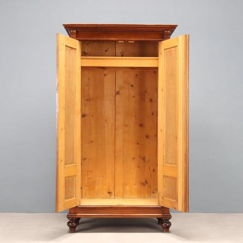 Veneered Wardrobe in Mahogany For Sale - Image 3 of 11