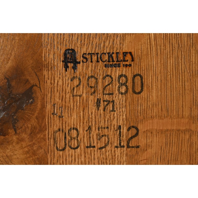 L. & J. G. Stickley Mission Oak Arts & Crafts Extension Dining Table For Sale - Image 16 of 17