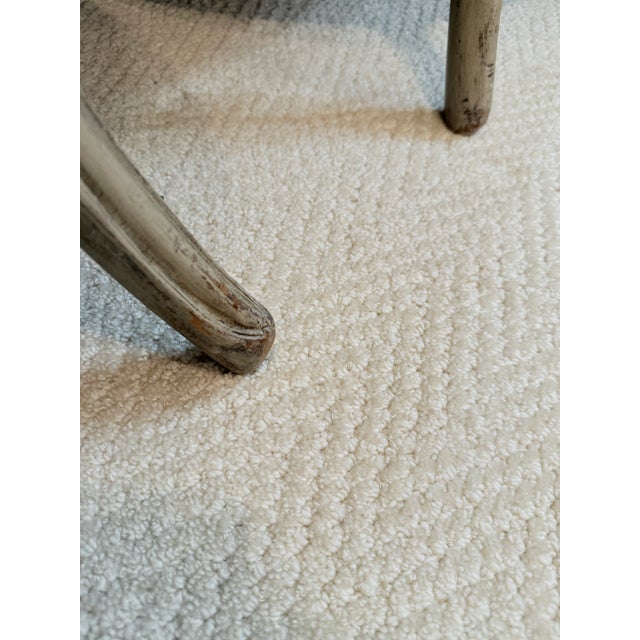 Textile Pair of 18th Century George III Carved Bergère Chairs – Circa 1770 For Sale - Image 7 of 11