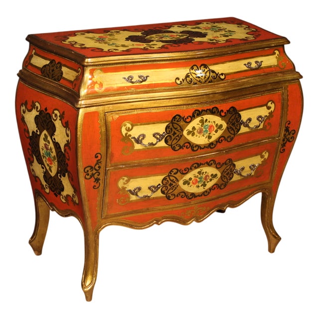 Small 20th Century Tuscan Lacquered Dresser, 1960s For Sale