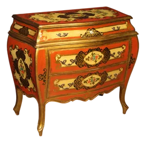 Small 20th Century Tuscan Lacquered Dresser, 1960s