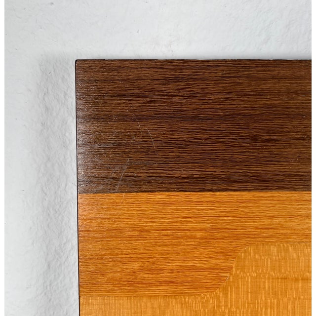 Mid-Century Wood Veneer Intarsia Wall Picture, 1960s For Sale - Image 14 of 18
