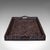 1900 - 1909 Antique Carved Serving Tray, Anglo-Indian, Afternoon Tea Platter, Late Victorian For Sale - Image 5 of 10