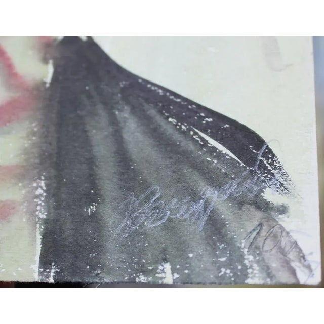 Portrait. 1961. Watercolor on paper, 29, 5 x 21 cm dzidra ezergaile (1926-2013) born in riga. School years alternate with...