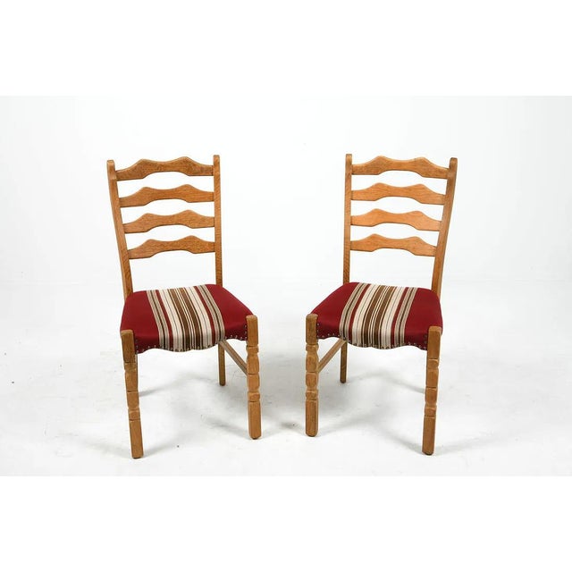 Mid-Century Modern Set of 4 Danish Mid Century Dining Chairs For Sale - Image 3 of 14