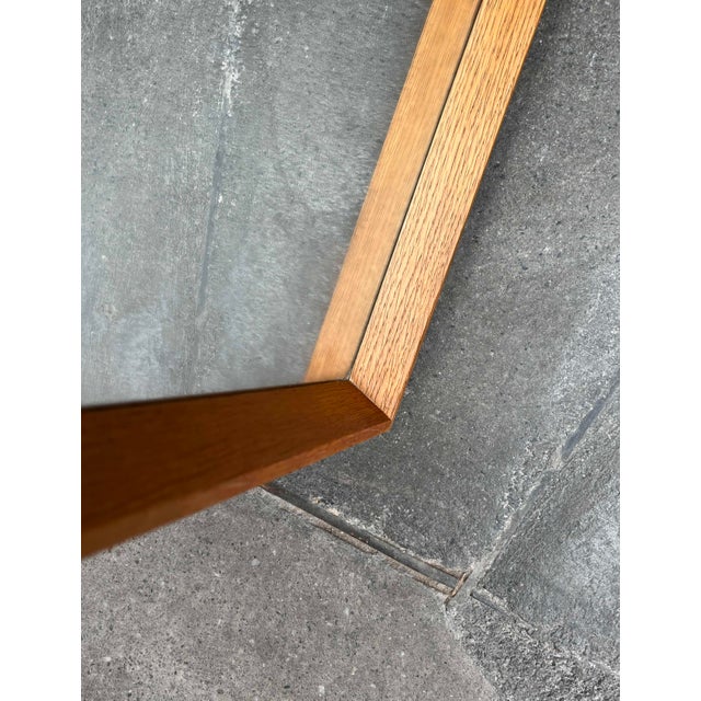 Mid-Century Modern Danish Teak Wall Mirror, 1960s For Sale - Image 14 of 18