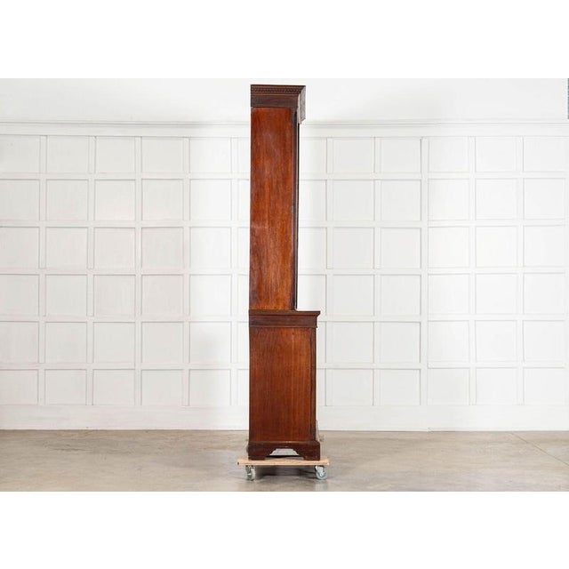 Wood English Inlaid Mahogany Glazed Bookcase, 1870 For Sale - Image 7 of 18