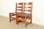Early 20th Century L. & J. G. Stickley Antique Mission Oak Arts & Crafts Ladder Back Side Chairs or Dining Chairs | Pair For Sale - Image 5 of 17